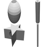 Bacchetta Star Rod per Paper Mario Nintendo 64 Replica Stampata 3D Prop