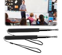 Bacchetta Telescopica Allungabile,2 pezzi Puntatore per Insegnanti,Puntatore Telescopico,Bastone Puntamento Acciaio Inox Estensibile,Indicatore Telescopico per insegnamento Presentazioni,Formatore