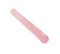 Bacchetta Yoni al quarzo rosa Bacchetta for massaggio in cristallo bianco Bastone Yoni in ossidiana Pietra naturale Massaggio for esercizi Kegel, Xiuyu raccolta domiciliare(Color:Rose Quartz)