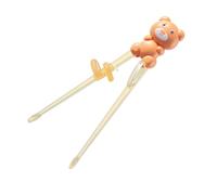 Bacchette adatte ai bambini con motivo orso bacchette ABS divertenti e coinvolgenti per insegnare a mangiare galateo bacchette bambino Trainer