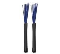 Bacchette antiscivolo per batteria, bacchette silenziose per batteria | Scrubber flessibili | Strumenti per strumenti a percussione | Setole per pratica della batteria | Strumento professionale per