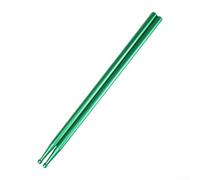 Bacchette bilanciate in alluminio 5A ideali per tecniche di batteria jazz ed esercizi con pad (verde)