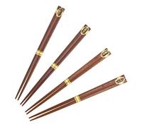 Bacchette D.Line Ironwood, set da 4, originali, riutilizzabili, di alta qualità