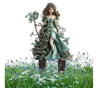 Bacchette da giardino | 2D primaverile Fate, decorazione da giardino resistente alle intemperie, per terrazze, aiuole da giardino e aiuole come gioielli
