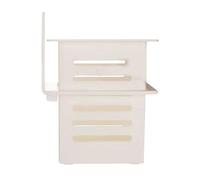 Bacchette da Muro Cestino Organizzatore Utensile Stendino Cestino Supporto Adesivo in Plastica Impermeabile Controsoffitto da Cucina Stoccaggio Utensile Bianco Spatola Forchette Porta Cucchiai