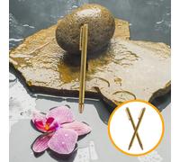 Bacchette da rabdomante in rame retrattili a forma di penna da 2 pezzi per la