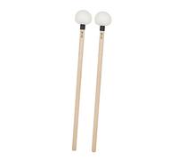 Bacchette da Timpani in Feltro Manico di Legno Nere 2 Pezzi | Lavorazione Affidabile, Suono Uniforme e Continuo, Accessorio per Strumento a Percussione, Set da Due Pezzi