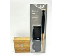 Bacchette da trasporto Snow Peak Wabuki nere taglia L 8,8" SCT-111-EC con cus...