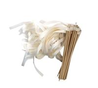 Bacchette di nastro for matrimonio - 50/20 pezzi nastri volanti for cerimonia e decorazioni Stelle Filanti In Seta(R1,20pcs)