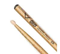 Bacchette di Vater VCG5AN - Los Angeles 5A Colour Wrap - Gold Sparkle - Punta ovale in nylon