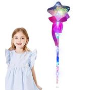 Bacchette fatate per ragazze, Bacchetta da principessa - Bacchetta giocattolo LED piuttosto luminosa, da principessa portatile per giochi di ruolo in costume da ragazza, per compleanno cospla