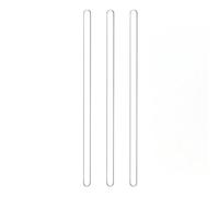 Bacchette for agitazione in vetro da 10 pezzi, bastoncini for agitazione in vetro, agitatore ad alta resistenza in borosilicato da laboratorio for acidi, acqua alcalina for laboratori(5x250mm)
