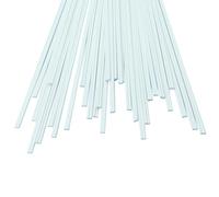Bacchette for saldatura in plastica, bastoncini for in CPVC a doppio filo piatto, adatte for la di attrezzature, peso 1 kg(White,5mm*2.5mm)
