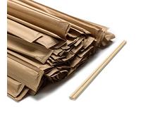 Bacchette in bambù Genroku 21 cm - 100 paia | bambù sostenibile | copertura completa singolarmente | Hashi giapponese | Ohashi |