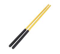 Bacchette in lega di alluminio, in metallo solido, antiscivolo, con impugnatura comoda, 5A, per esercizi, allenamento della, peso bilanciato, accessori per batteria resistenti,