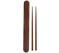 Bacchette in Legno Bacchette Cinesi Giapponese con Custodia Bacchette Riutilizzabili Bacchette Sushi per Adulti e Bambini