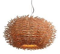 Bacchette in Legno Leggera lampadario impilato la Persona innovativa personalità in Legno Solido soffitto Decorativo Luce Semplice Camera da Letto Soggiorno Balcone soffitto Luce Regolabile e26/