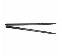 Bacchette in Nylon Resistente a Forma di Goccia in 5 Colori per Set di Batteria, Strumenti Musicali con Design Alla Moda a Forma di Bolla (BLACK)