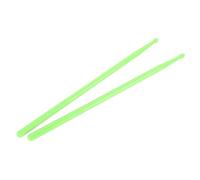 Bacchette in Nylon Resistenti all'usura 2 Pezzi Comode Bacchette Tattili Set Controlli Flessibili per Principianti per Esercitarsi con Strumenti a Percussione (Erba verde)