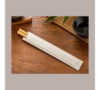 Bacchette Legno ChopStick Per Sushi e Sashimi Incartate 230mm 250 pz