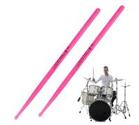 Bacchette luminose - Bacchette per tamburo 5A Martello per tamburo jazz, bacchette luminose in nylon per prestazioni sul palco fluorescenti Bacchette 7A morbide e leggere che brillano nel n