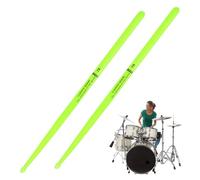 Bacchette Luminose In Nylon Che Si Illuminano Nella Notte Leggera | Fluorescente Per Batterista Luce Notte Pestelli Batteristi Adulti LED Luminoso Effetto Percussione Bastoni Cool Musica Perf