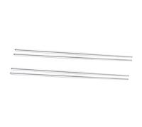 Bacchette Lunghe in Acciaio Inox 36cm, 1 Paio, Argento