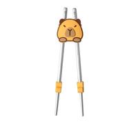 Bacchette per allenare le bacchette in silicone, connettore riutilizzabile Capybara, dispositivo di esercizio lavabile per principianti, divertente di apprendimento per lo sviluppo di Fertigke