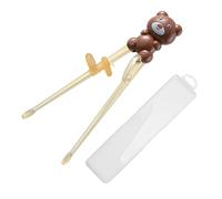 Bacchette per bambini, motivo orso, bacchette abs divertenti e impegnate, perfette per l'insegnamento di galateo portatile per bambini