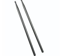 bacchette per batteria 1 paio di 5A in metallo puro alluminio, durevole, con borsa for il trasporto(Dark Gray,A)