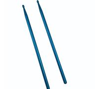 bacchette per batteria 1 paio di 5A in metallo puro alluminio, durevole, con borsa for il trasporto(Royal Blue,A)