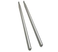 bacchette per batteria 1 paio di 5A in metallo puro alluminio, durevole, con borsa for il trasporto(Silver,A)