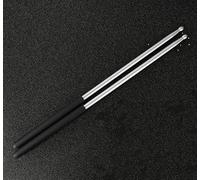 bacchette per batteria 1 paio di bacchette for batteria 5A, in metallo resistente, bacchette for esercizi jazz, in alluminio 5A for aumentare la resistenza, antiscivolo e resistenti.(Silver a)
