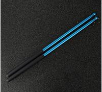 bacchette per batteria 1 paio di bacchette for batteria 5A, in metallo resistente, bacchette for esercizi jazz, in alluminio 5A for aumentare la resistenza, antiscivolo e resistenti.(Blue a)