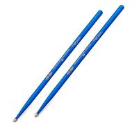 bacchette per batteria 1 paio di bacchette luminose 5a Jazz 7A American Classic Hickory(Blue,7A)