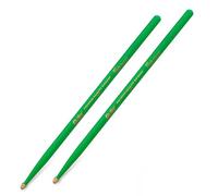 bacchette per batteria 1 paio di bacchette luminose 5a Jazz 7A American Classic Hickory(Green,5A)