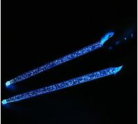 bacchette per batteria 1 paio di batterie luminose 5A, leggere, resistenti, con manici antiscivolo for esercizi.(Blue)