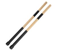 Bacchette Per Batteria 1 Pair Jazz Drum Brushes Drum Sticks 40CM Ccessories For Adults Kids Professional For Drummer Per Suonare(Black)