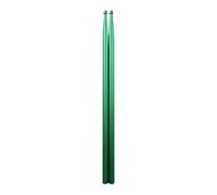 Bacchette Per Batteria 1pair Aluminium Alloy Drum Sticks Exercise Drumsticks Portable Non Slip Drum Mallet Professional For Kids Children Drum Lovers Per Batteria(Green)