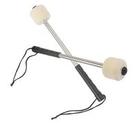 Bacchette Per Batteria 2pcs Bass Drum Mallet Professional Marching Bass Felt Head Drumsticks With Hanging Rope Musical Instrument Accessories For Drummers Per Batteria