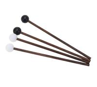 Bacchette Per Batteria 4Pcs Steel Tongue Drum Mallet Children's Rubber Drumstick Percussion Instrument Parts 16.5cm Per Batteria