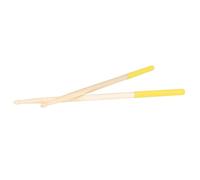 Bacchette per Batteria 5a in Legno D'acero Giallo 1 Paio | Non Slip, Leggere e Portatili, per Marching Band e Kit Acustici, Adatte a Giovani e Professionisti