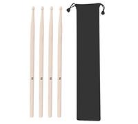 Bacchette Per Batteria 5A In Legno Di Acero Resistenti Con Borsa Accessorio Per Jazz Rock Lunghezza 41 Cm Diametro 14 Mm Strumento A Percussione