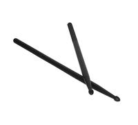 Bacchette per Batteria 5a in Nylon Nere, 2 Paia, Drumsticks | Testa a Goccia, Impugnatura Granulare Antiscivolo, Peso Pieno e Risposta Precisa per Percussioni