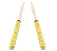 Bacchette per batteria antiscivolo Percussioni Assorbe il sudore Grip Wrap Drum Stick Nastro adesivo Anti Maniglia Wrap Tape Grips Anti- sudore Assorbito Grip Sleeve