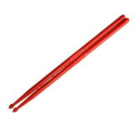 Bacchette per batteria, Bacchette for batteria in nylon 5A, 1 paio, strumenti a percussione multicolori for studenti, adulti e batteria(One pair red)