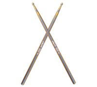 Bacchette per batteria, bacchette in legno 7A, peso e passo costanti, resistenti e resistenti per batteria jazz, set di batterie elettroniche, tamponi prastic per professionisti, principianti (blu)