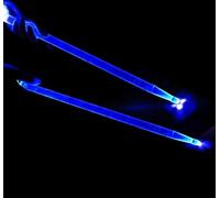 bacchette per batteria Bacchette luminose, acriliche, luminose, brillanti, che si illuminano al buio, for spettacoli sul palco.(E)
