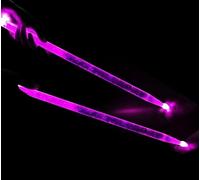 bacchette per batteria Bacchette luminose, acriliche, luminose, brillanti, che si illuminano al buio, for spettacoli sul palco.(D)