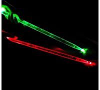 bacchette per batteria Bacchette luminose, acriliche, luminose, brillanti, che si illuminano al buio, for spettacoli sul palco.(B)